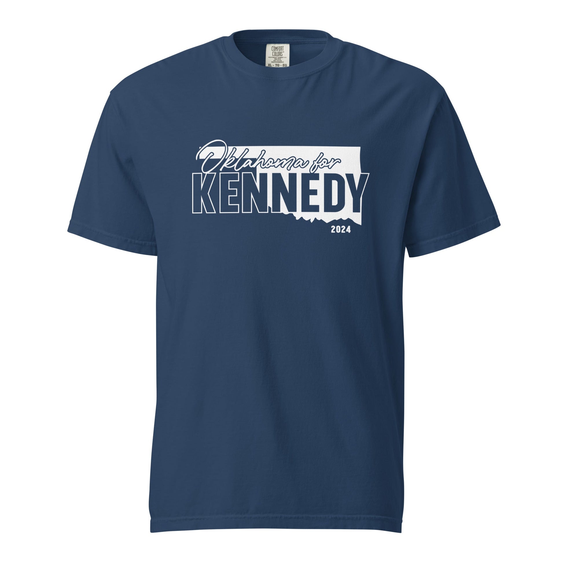 TK Oklahoma for Kennedy Heavyweight Tee - Team Kennedy Official Merchandise