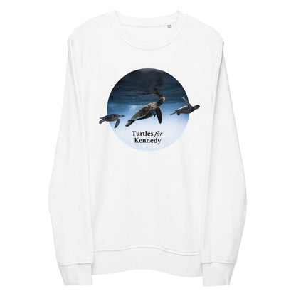 Turtles for Kennedy Organic Sweatshirt - TEAM KENNEDY. All rights reserved