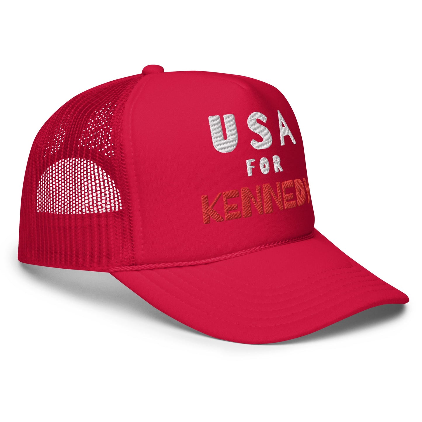 USA for Kennedy Foam Trucker Hat - TEAM KENNEDY. All rights reserved