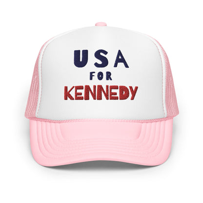 USA for Kennedy Foam Trucker Hat - TEAM KENNEDY. All rights reserved