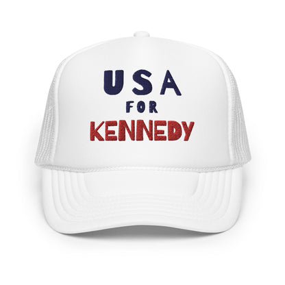 USA for Kennedy Foam Trucker Hat - TEAM KENNEDY. All rights reserved