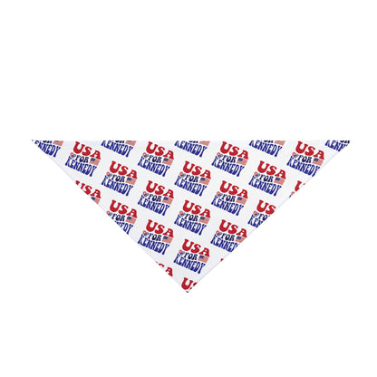 USA for Kennedy Groovy Pet Bandana - TEAM KENNEDY. All rights reserved