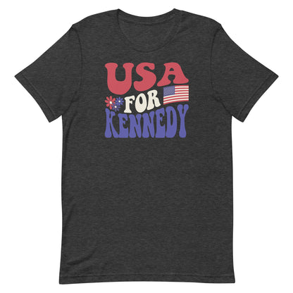 USA for Kennedy Unisex Tee - Team Kennedy Official Merchandise