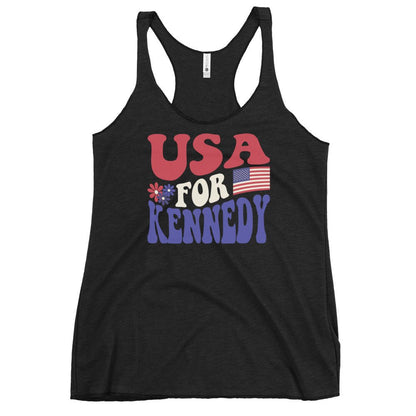 USA for Kennedy Women's Racerback Tank - TEAM KENNEDY. All rights reserved