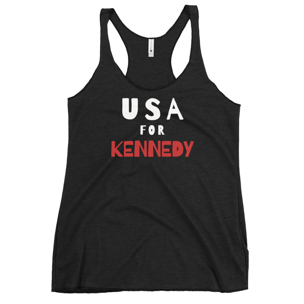 USA for Kennedy Women's Racerback Tank - TEAM KENNEDY. All rights reserved