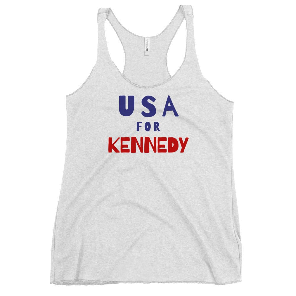 USA for Kennedy Women's Racerback Tank - TEAM KENNEDY. All rights reserved