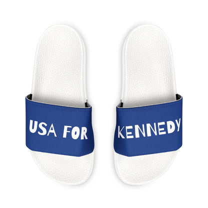 USA for Kennedy Women's Slides - TEAM KENNEDY. All rights reserved