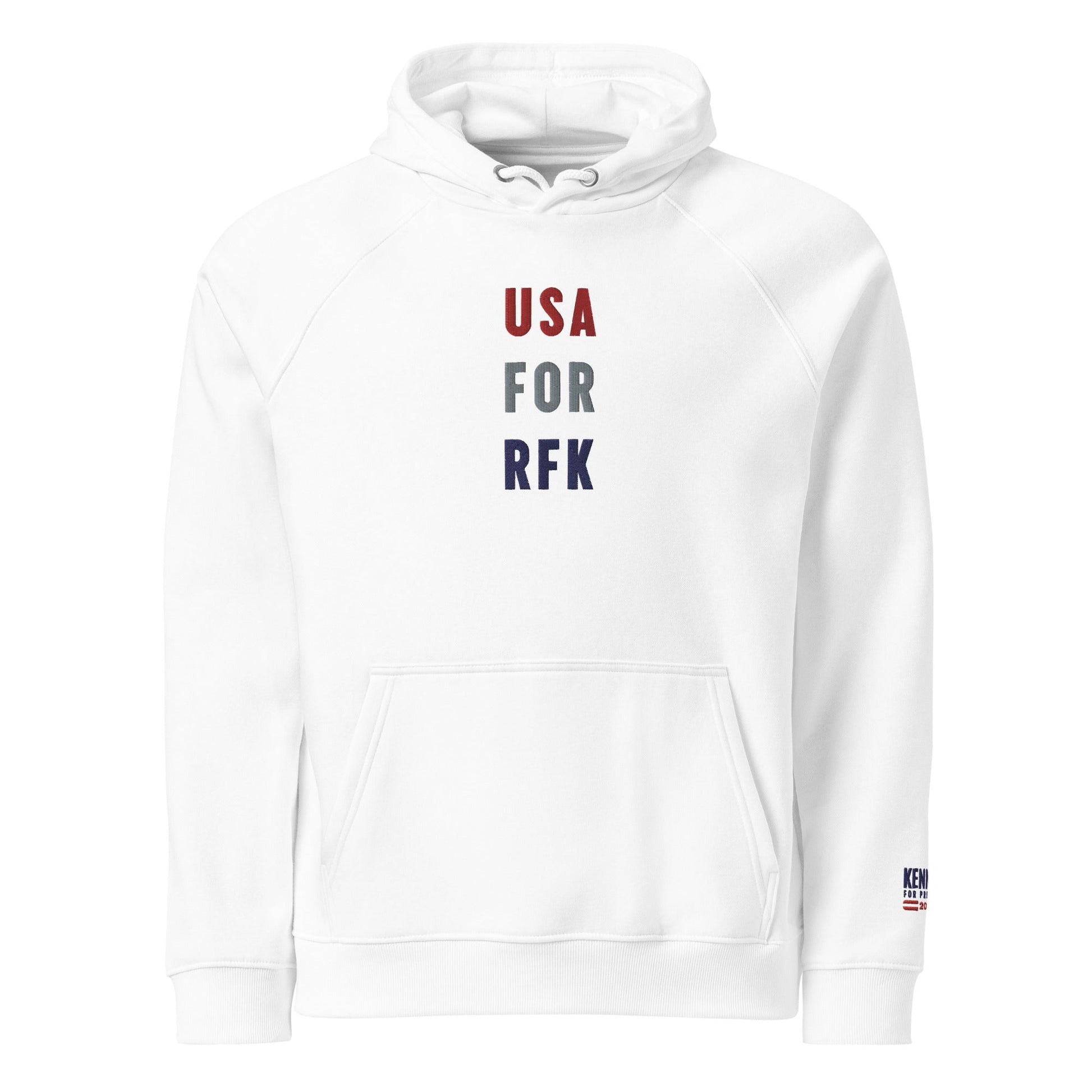 USA for RFK Embroidered Unisex Hoodie - Team Kennedy Official Merchandise