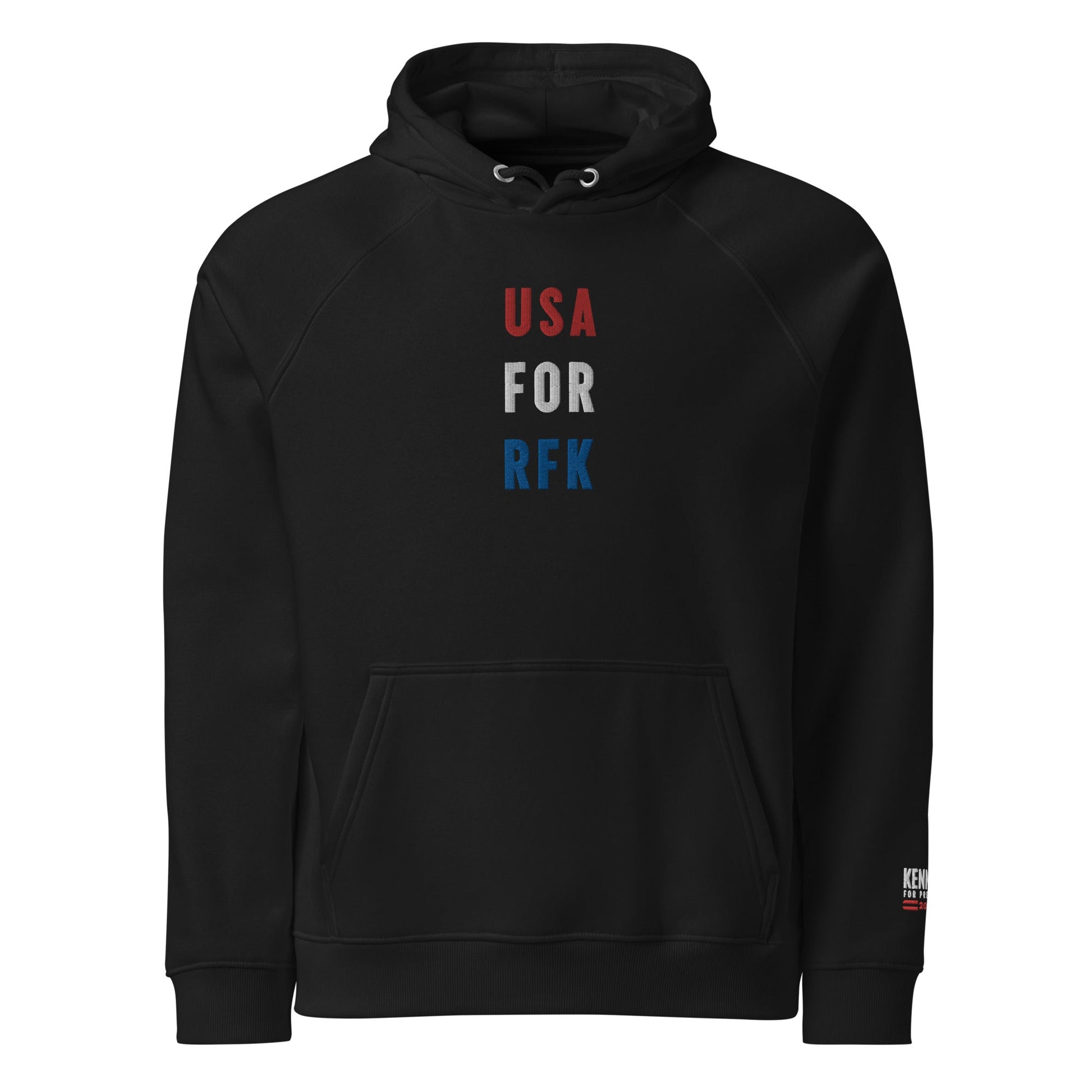 USA for RFK Embroidered Unisex Hoodie - Team Kennedy Official Merchandise