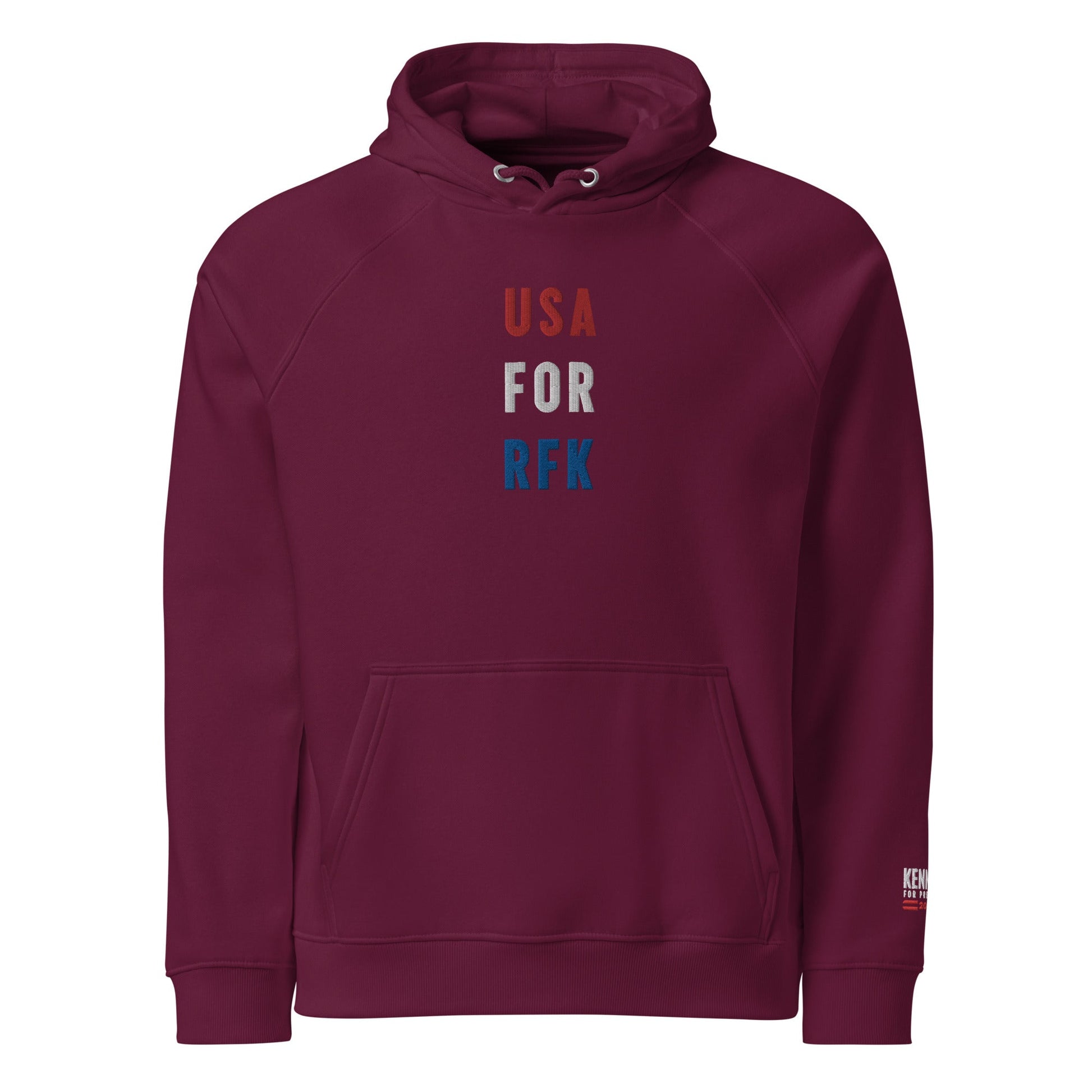 USA for RFK Embroidered Unisex Hoodie - Team Kennedy Official Merchandise