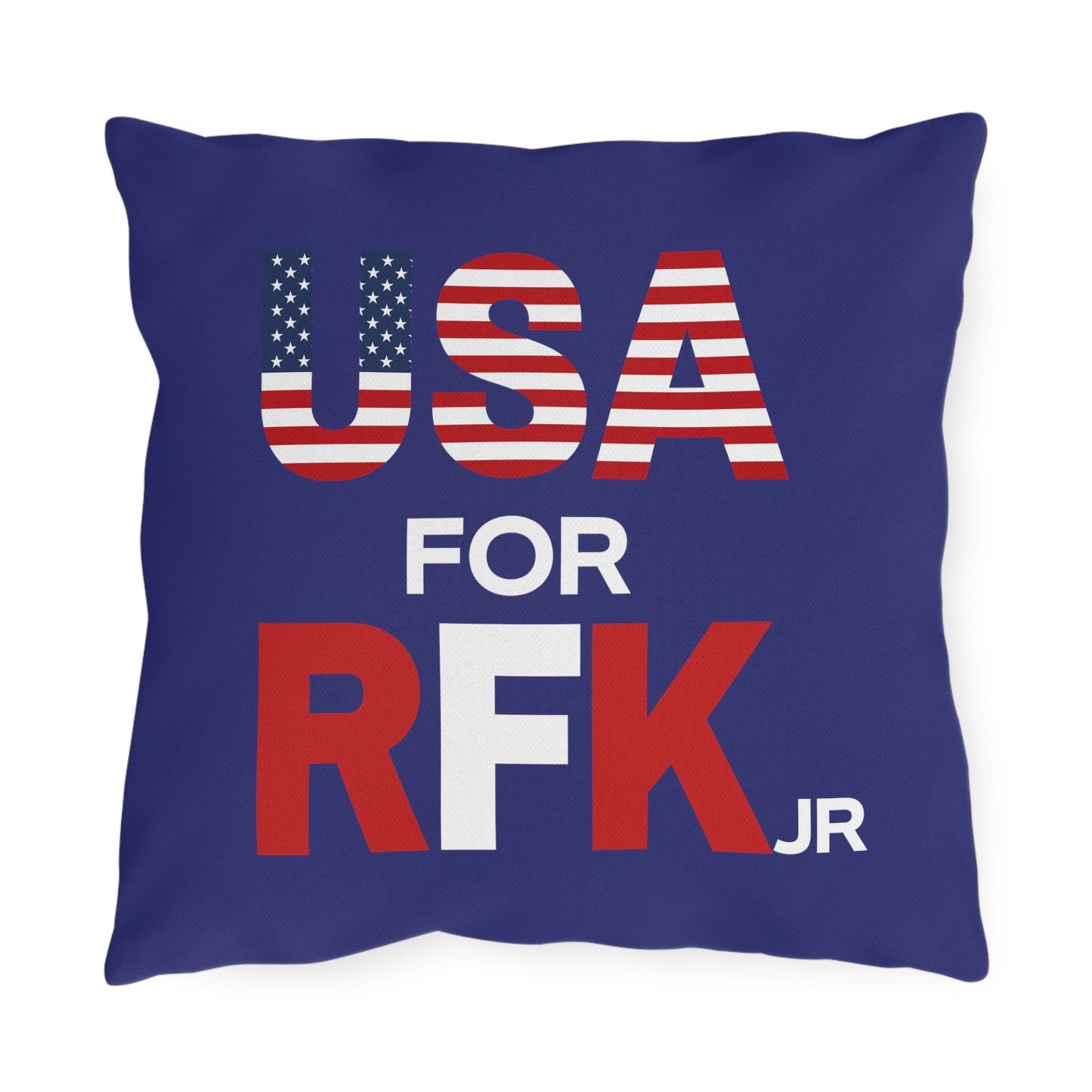 USA for RFK Jr Outdoor Pillow - TEAM KENNEDY. All rights reserved