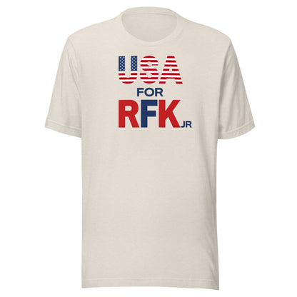 USA for RFK JR Unisex Tee - TEAM KENNEDY. All rights reserved