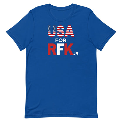 USA for RFK JR Unisex Tee - TEAM KENNEDY. All rights reserved