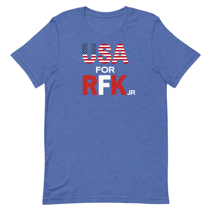 USA for RFK JR Unisex Tee - TEAM KENNEDY. All rights reserved