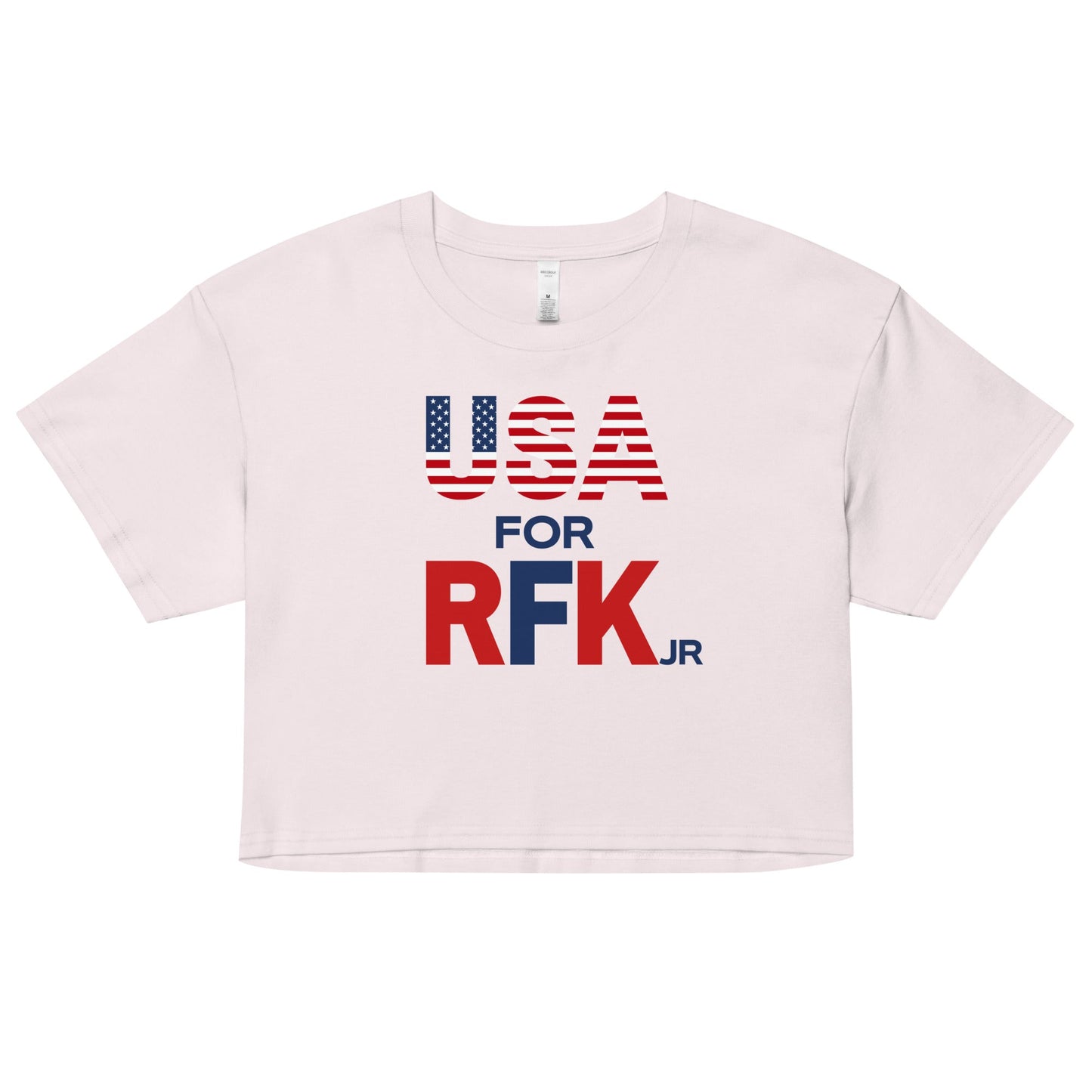 USA for RFK JR Women’s Crop Top - TEAM KENNEDY. All rights reserved