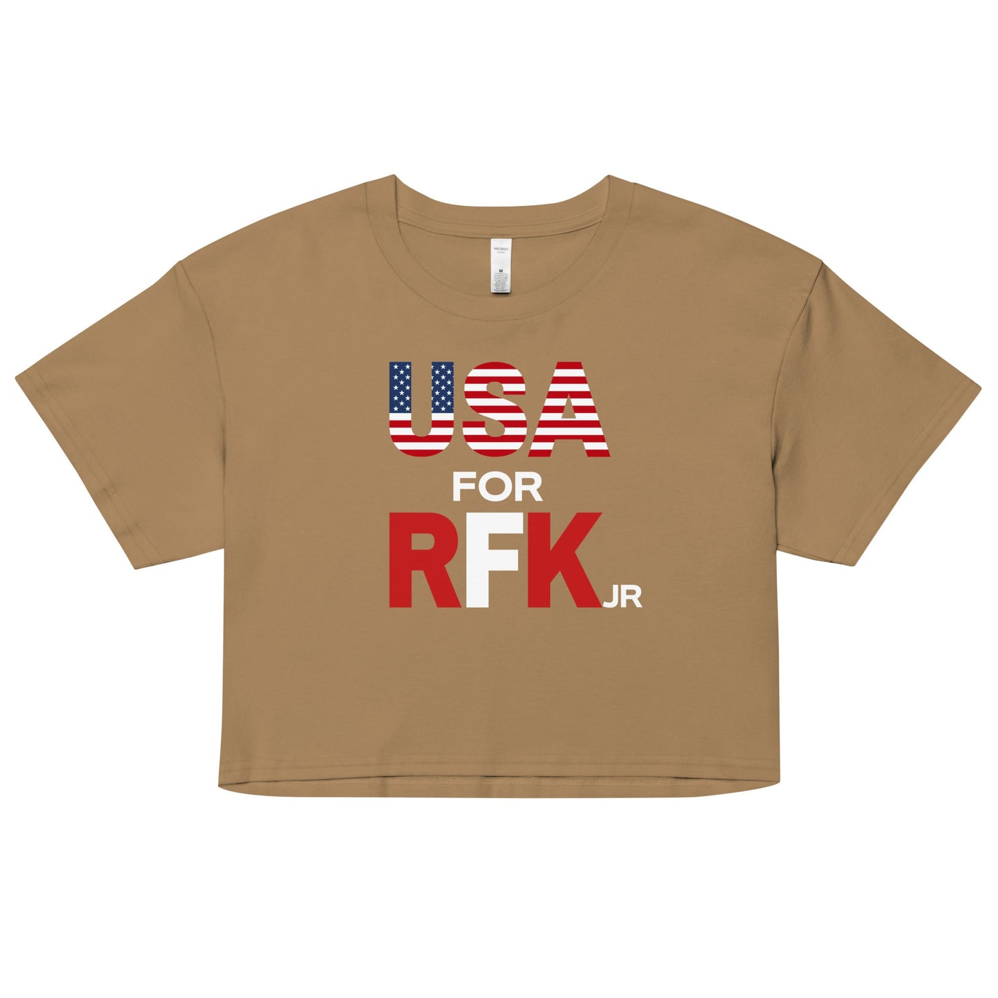 USA for RFK JR Women’s Crop Top - TEAM KENNEDY. All rights reserved