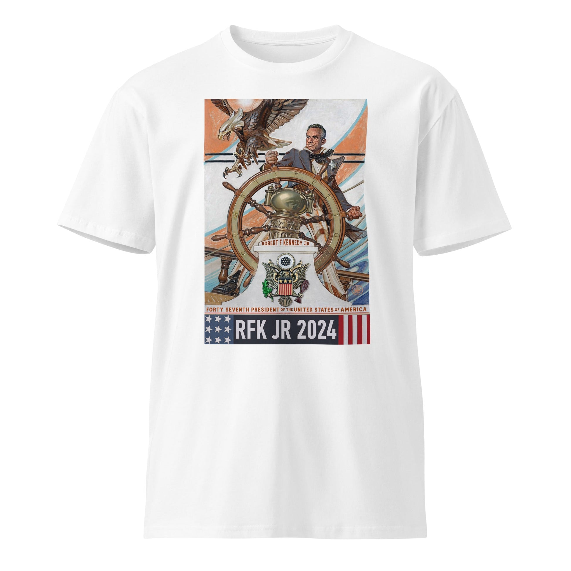 USS Constitution by Truth - a - ganda Unisex Premium Tee - TEAM KENNEDY. All rights reserved