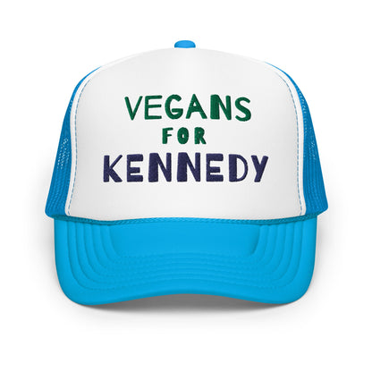 Vegans for Kennedy Foam Trucker Hat - Team Kennedy Official Merchandise