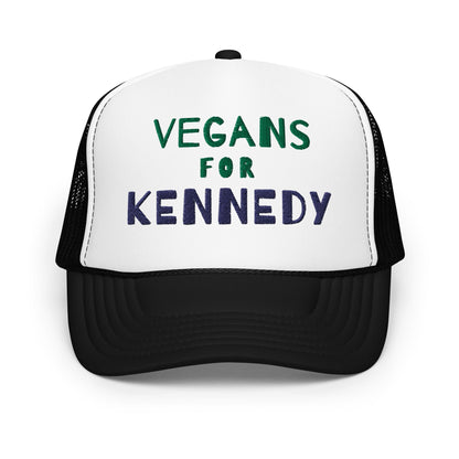 Vegans for Kennedy Foam Trucker Hat - Team Kennedy Official Merchandise