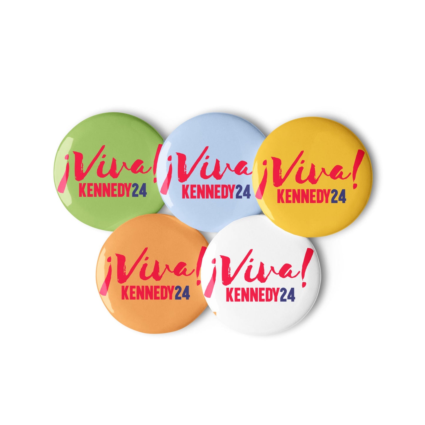 Viva Kennedy24 - Colorful (5 Buttons) - TEAM KENNEDY. All rights reserved