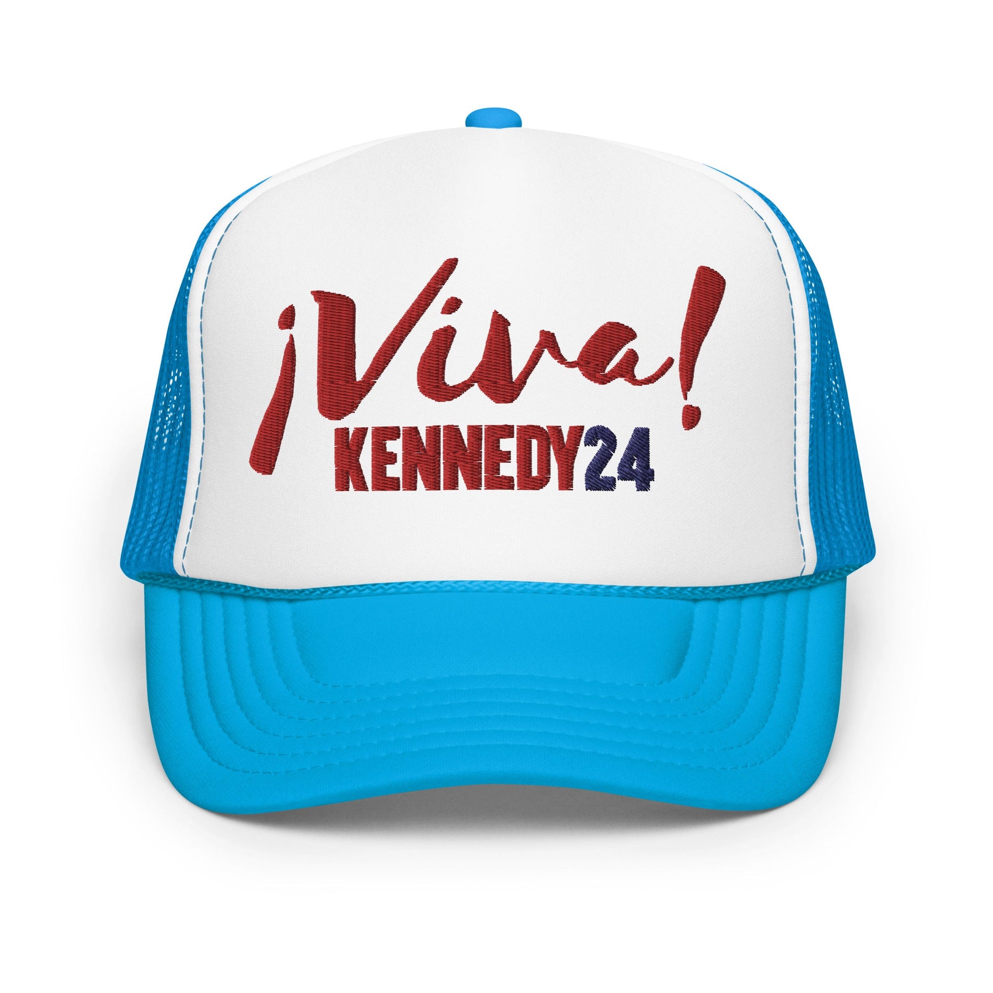 Viva Kennedy24 Embroidered Foam Trucker Hat - TEAM KENNEDY. All rights reserved