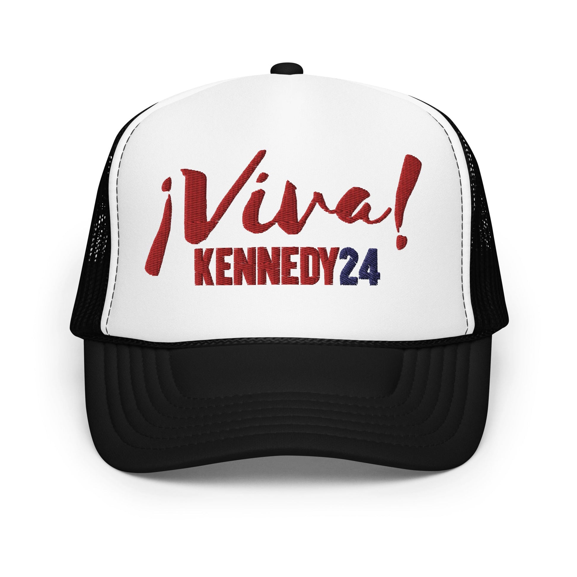 Viva Kennedy24 Embroidered Foam Trucker Hat - TEAM KENNEDY. All rights reserved