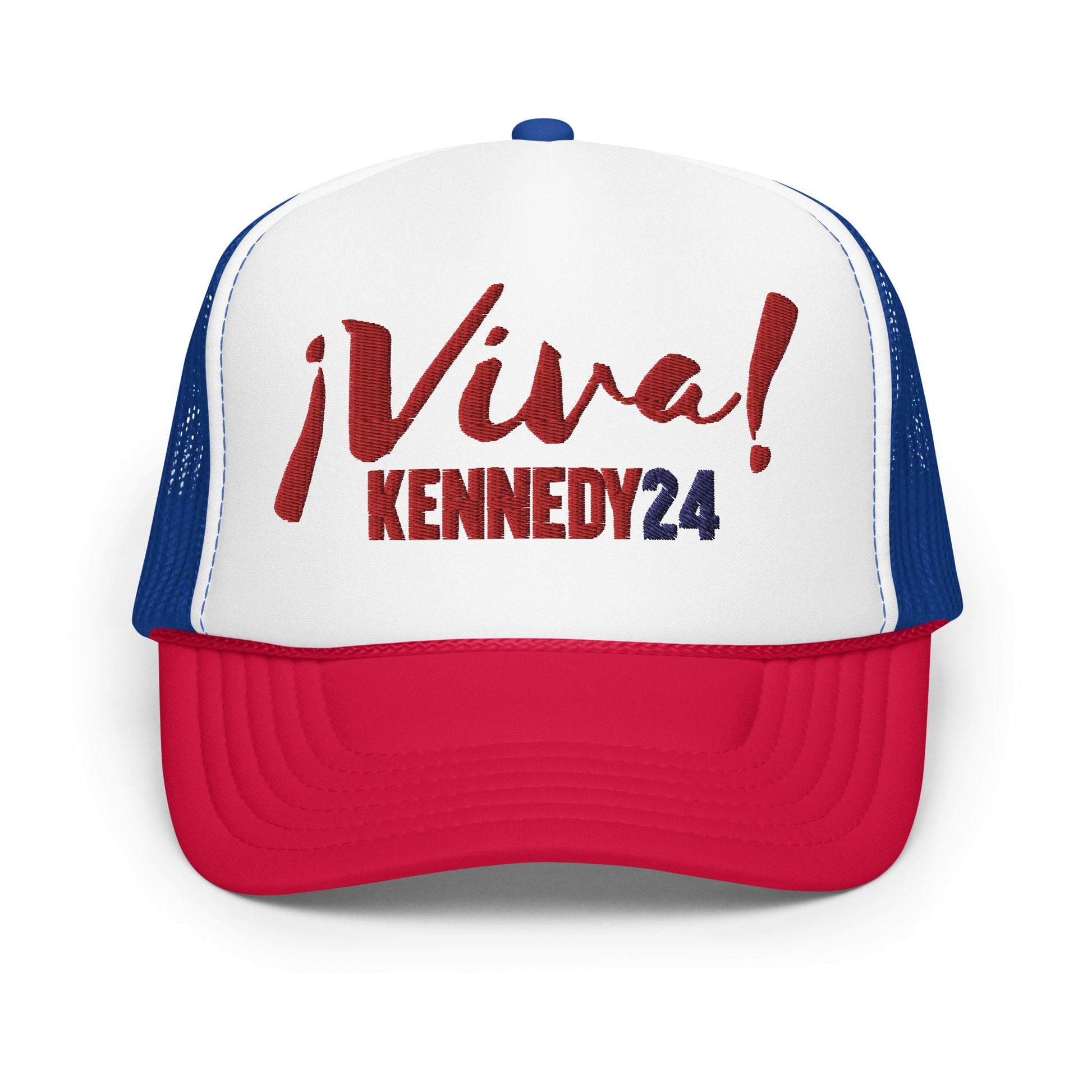 Viva Kennedy24 Embroidered Foam Trucker Hat - TEAM KENNEDY. All rights reserved