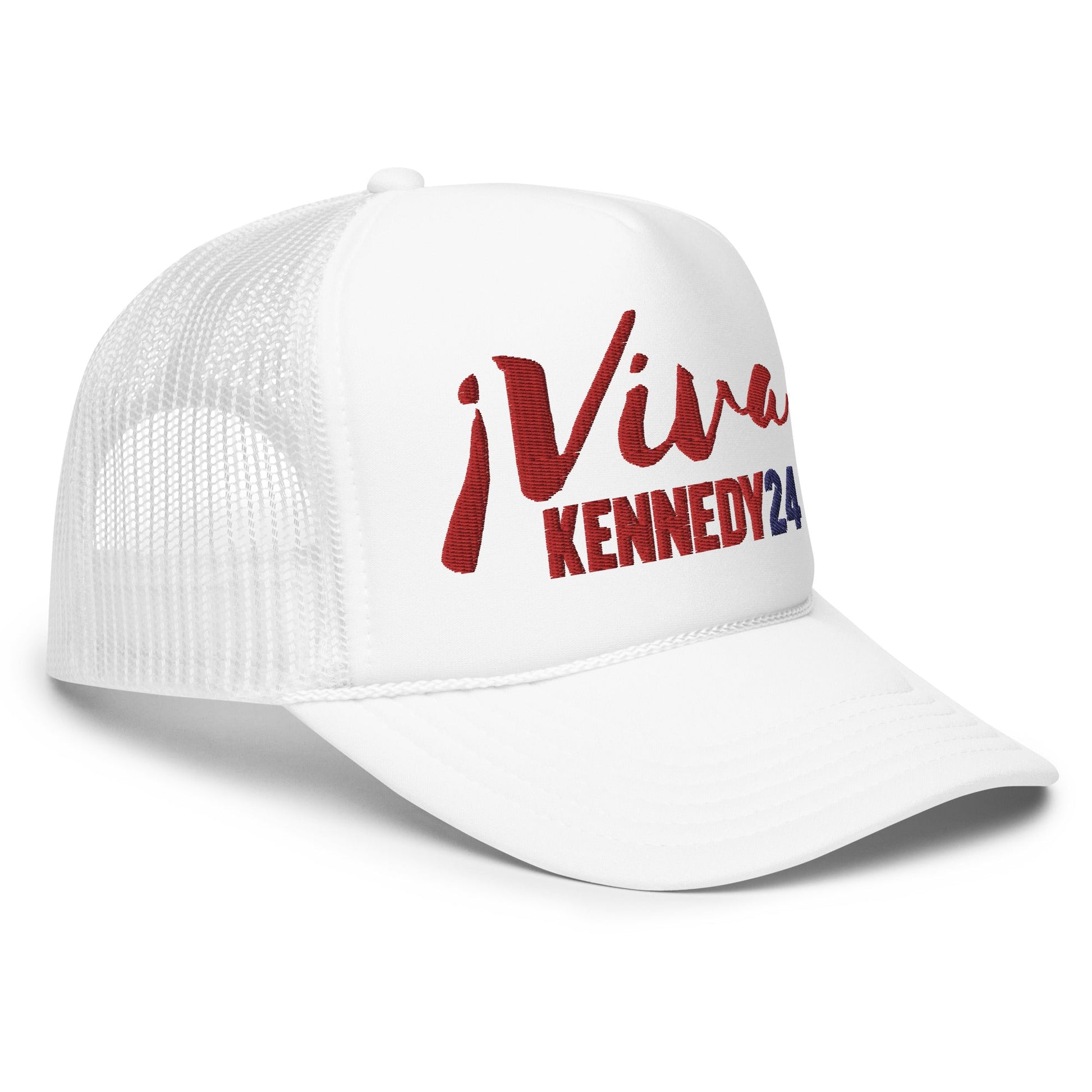 Viva Kennedy24 Embroidered Foam Trucker Hat - TEAM KENNEDY. All rights reserved