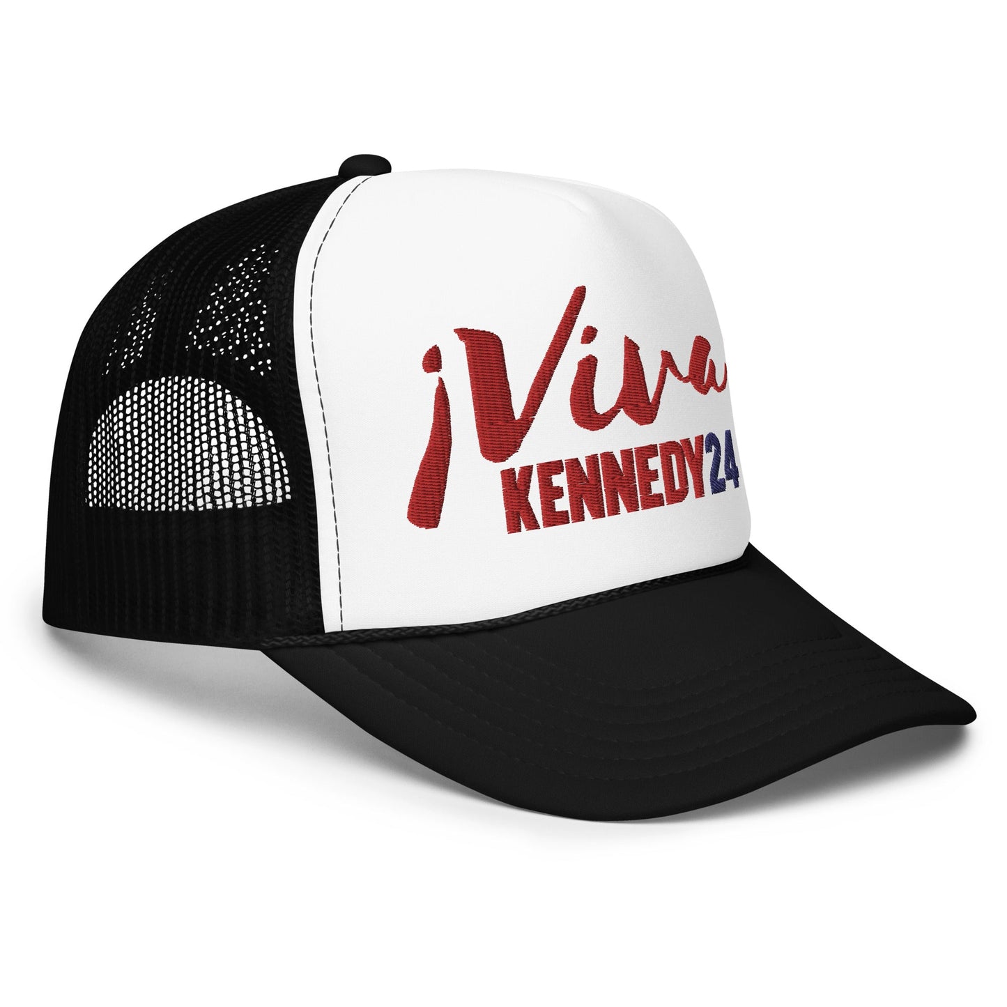 Viva Kennedy24 Embroidered Foam Trucker Hat - TEAM KENNEDY. All rights reserved