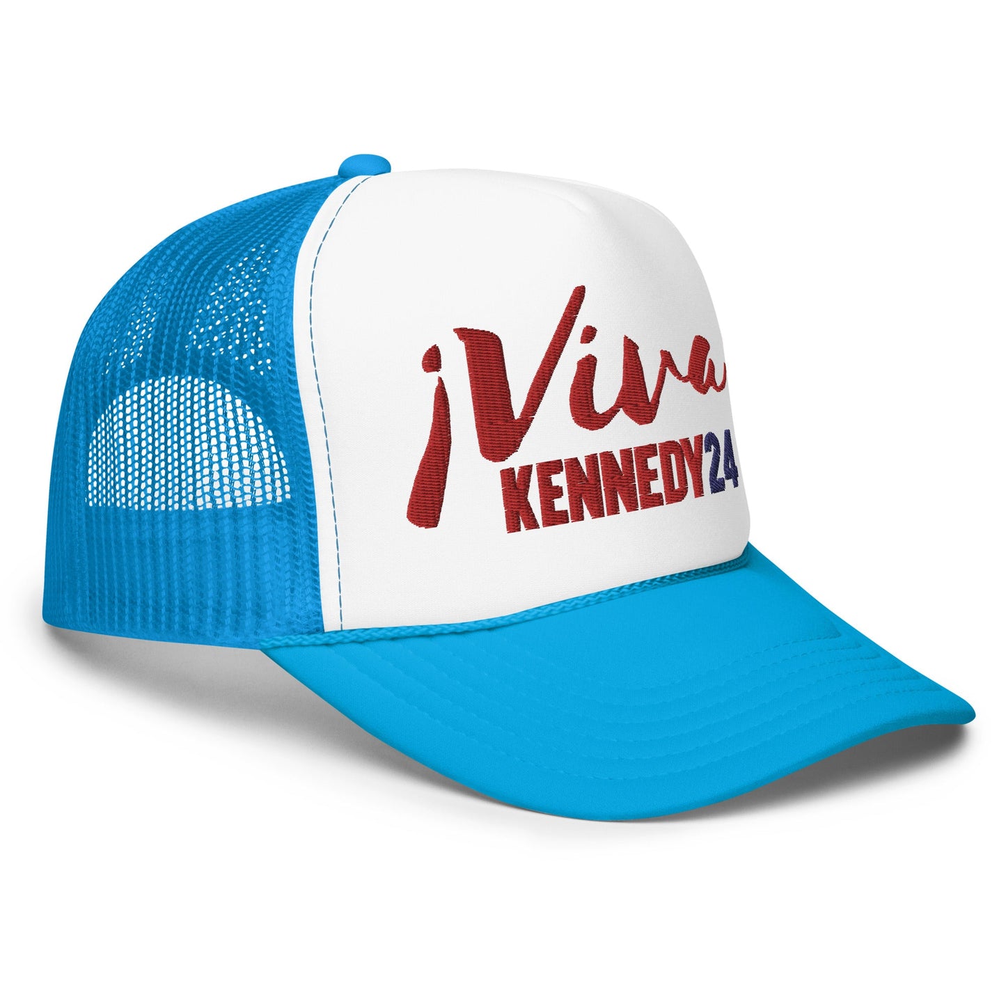 Viva Kennedy24 Embroidered Foam Trucker Hat - TEAM KENNEDY. All rights reserved