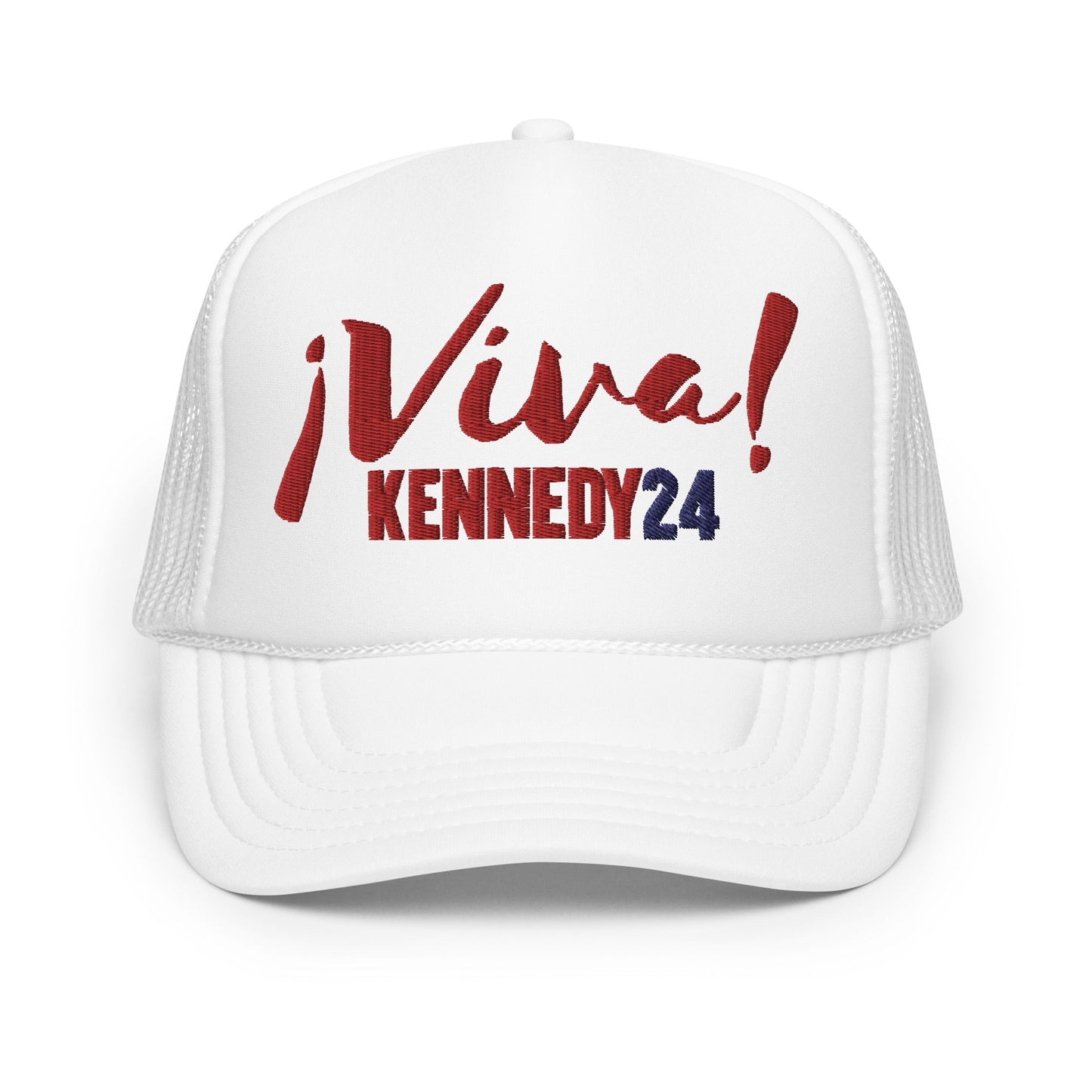 Viva Kennedy24 Embroidered Foam Trucker Hat - TEAM KENNEDY. All rights reserved