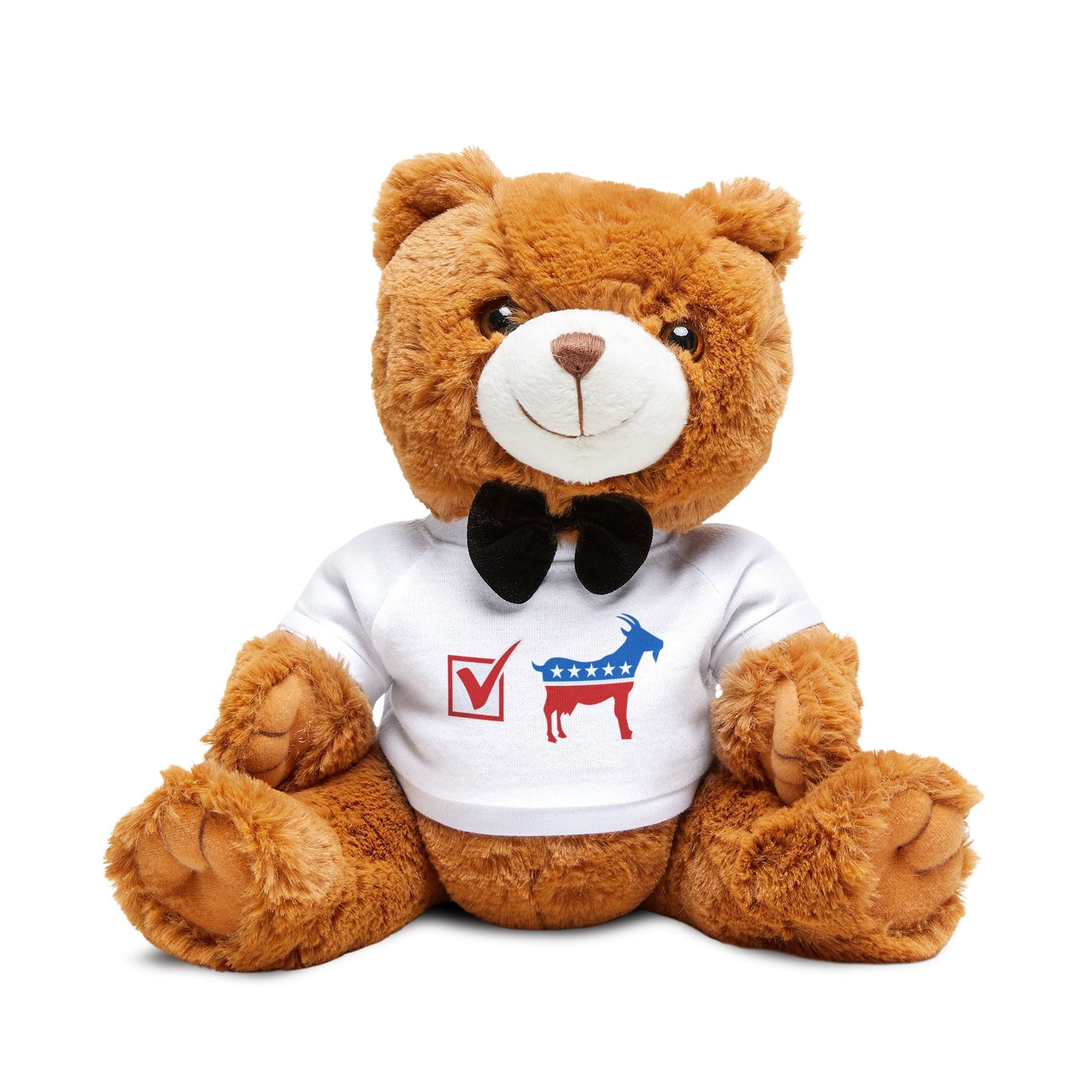 Vote GOAT Kennedy Teddy Bear with T - Shirt - Team Kennedy Official Merchandise