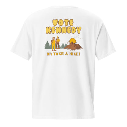 Vote Kennedy or Take a Hike Pocket Tee - Team Kennedy Official Merchandise