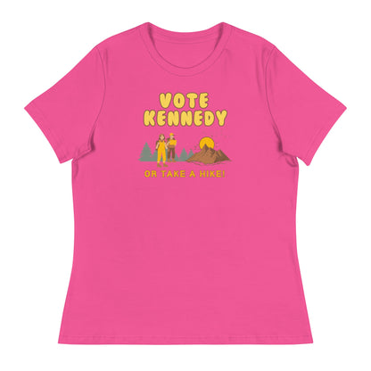 Vote Kennedy or Take a Hike Women's Relaxed Tee - TEAM KENNEDY. All rights reserved