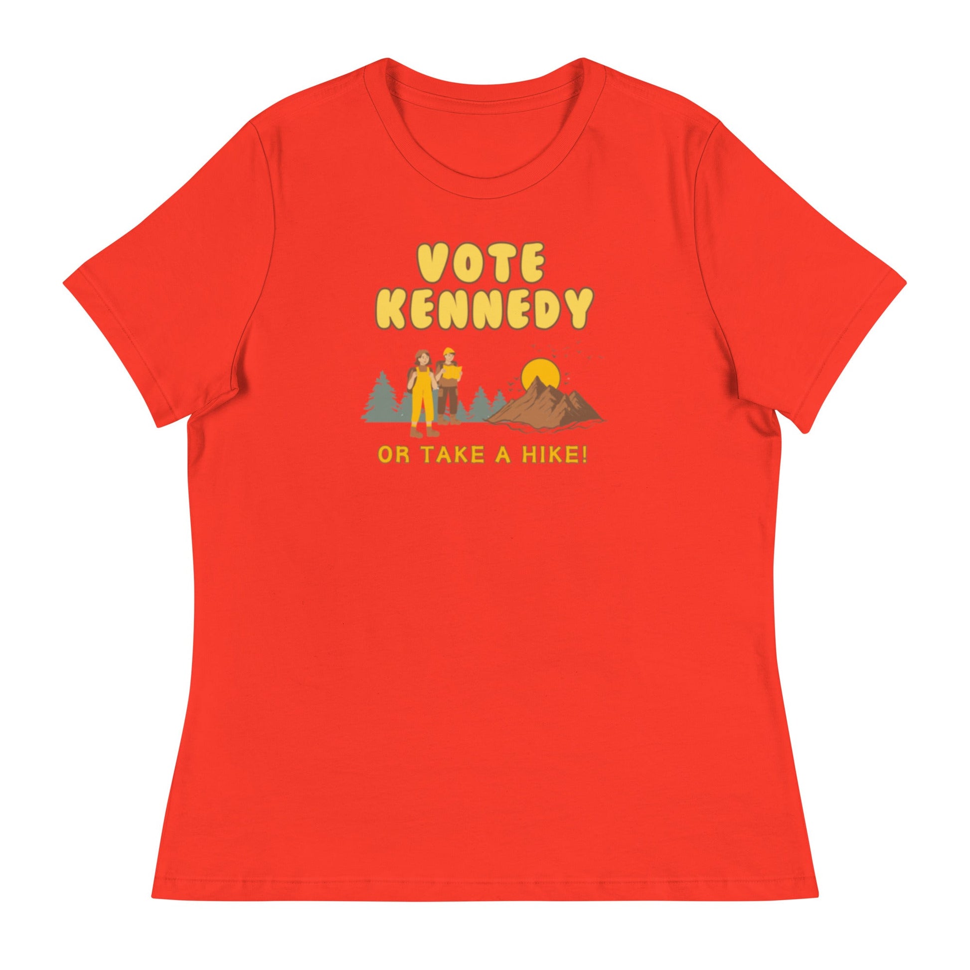 Vote Kennedy or Take a Hike Women's Relaxed Tee - TEAM KENNEDY. All rights reserved