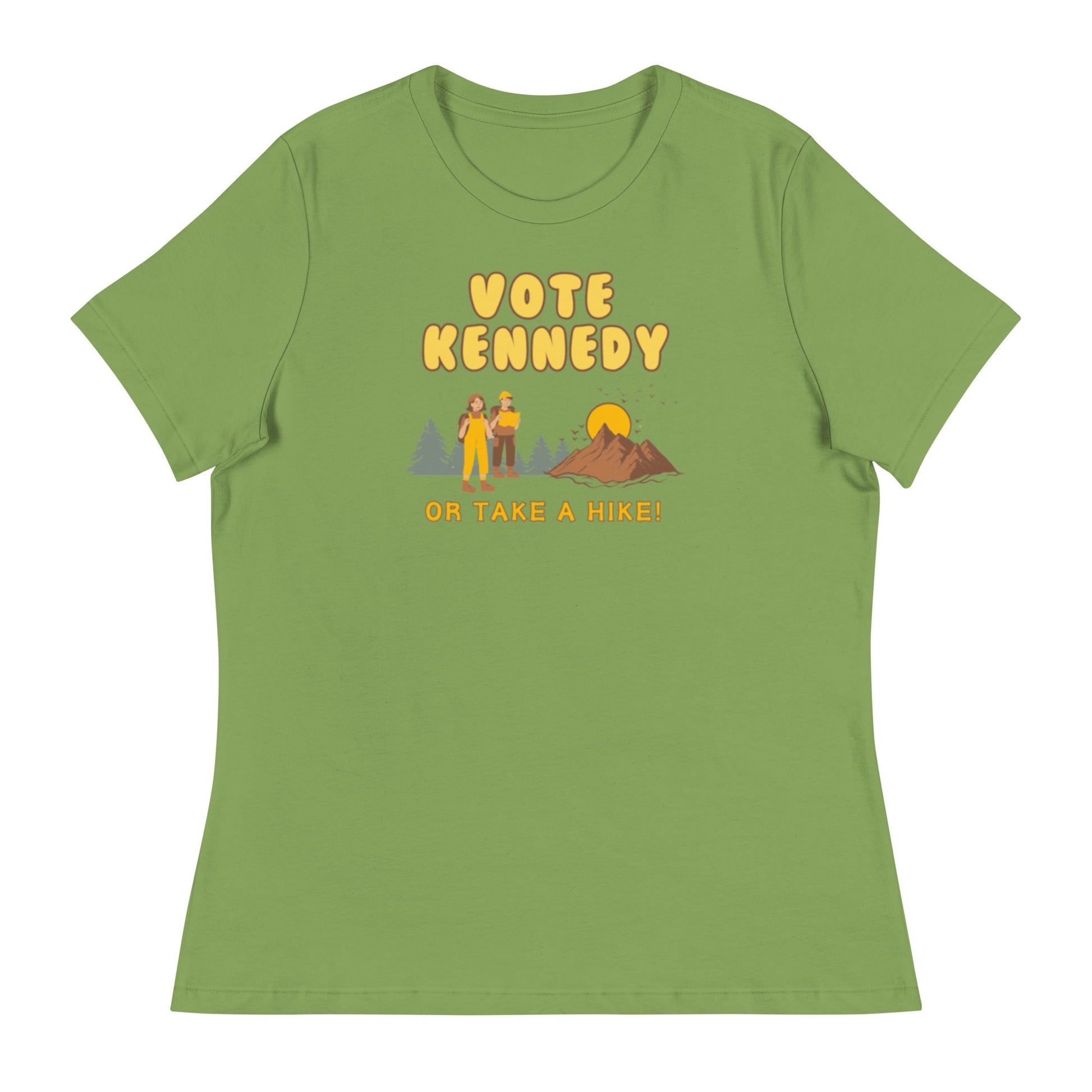 Vote Kennedy or Take a Hike Women's Relaxed Tee - TEAM KENNEDY. All rights reserved