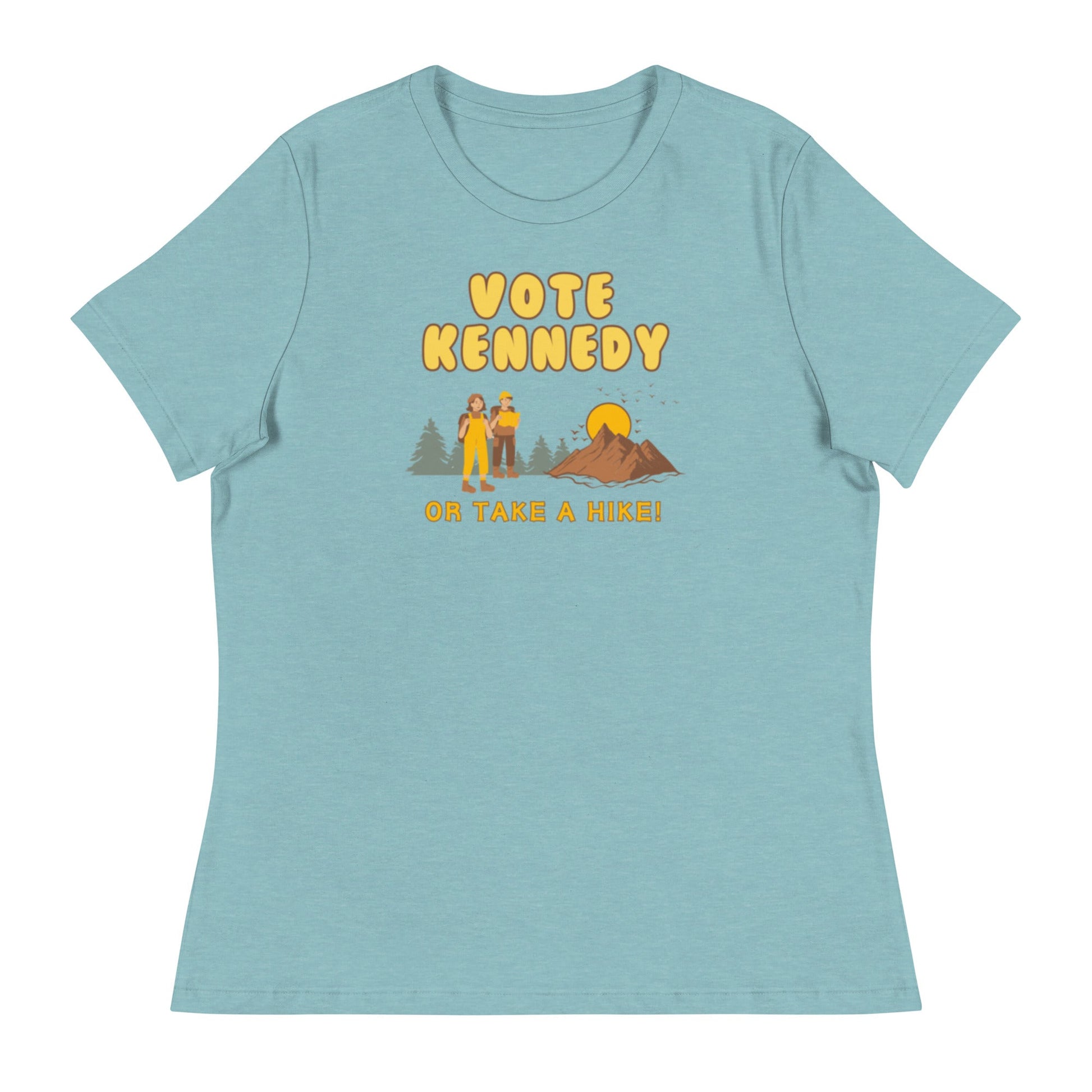 Vote Kennedy or Take a Hike Women's Relaxed Tee - TEAM KENNEDY. All rights reserved