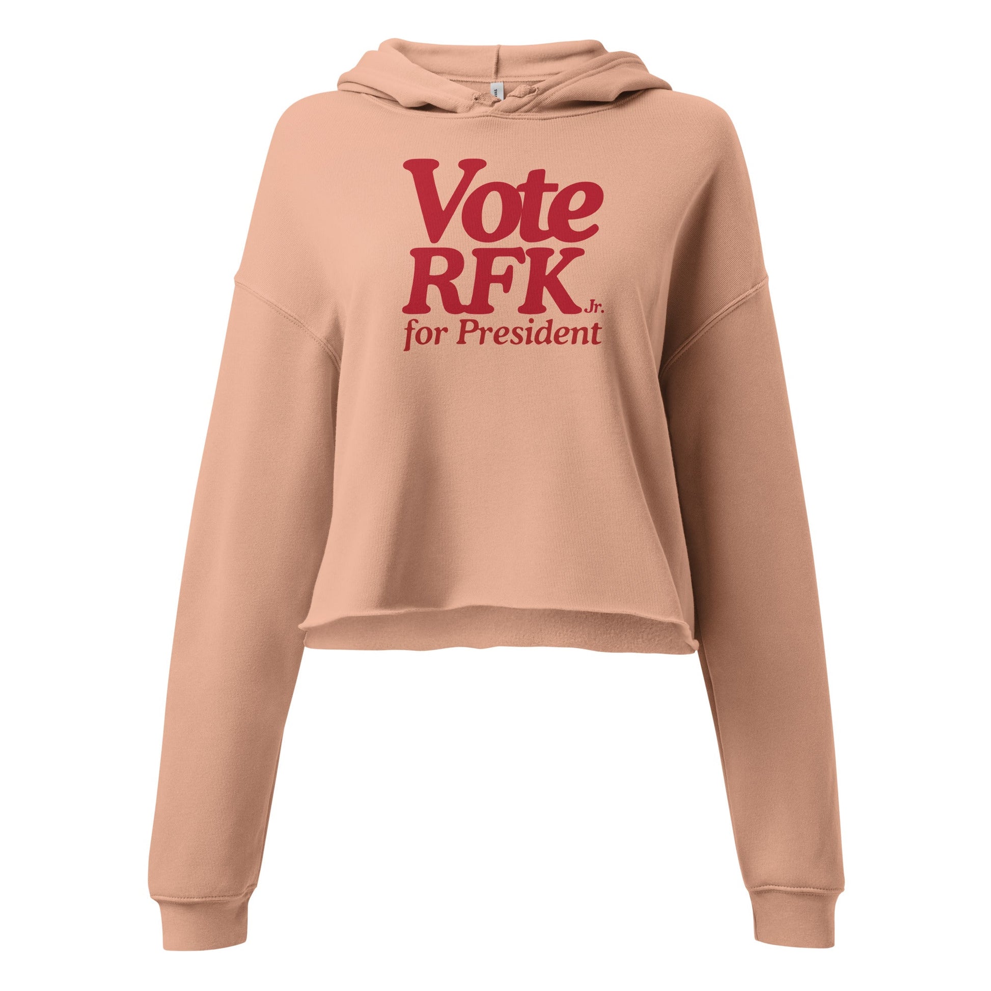 Vote RFK Jr. Crop Hoodie - TEAM KENNEDY. All rights reserved