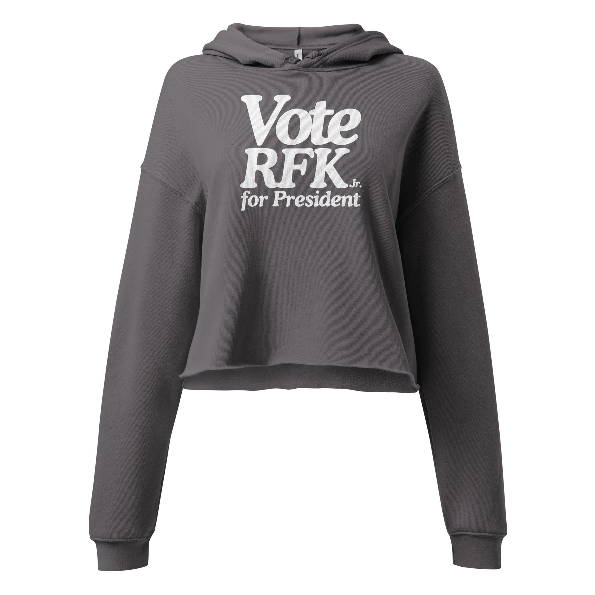 Vote RFK Jr. Crop Hoodie - TEAM KENNEDY. All rights reserved