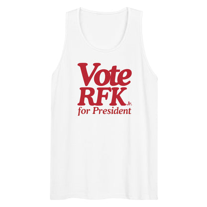 Vote RFK Jr. Men’s Tank Top - TEAM KENNEDY. All rights reserved