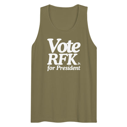 Vote RFK Jr. Men’s Tank Top - TEAM KENNEDY. All rights reserved