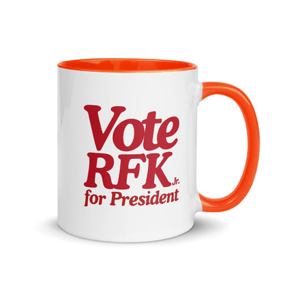 Vote RFK Jr. Mug - TEAM KENNEDY. All rights reserved