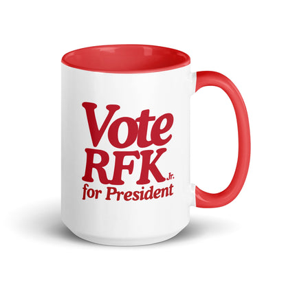 Vote RFK Jr. Mug - TEAM KENNEDY. All rights reserved