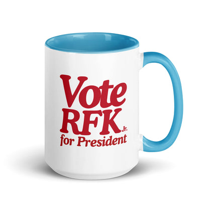 Vote RFK Jr. Mug - TEAM KENNEDY. All rights reserved