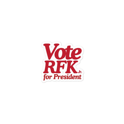 Vote RFK Jr. Sticker - TEAM KENNEDY. All rights reserved