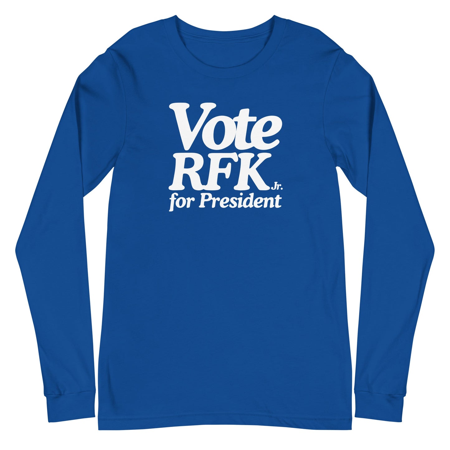 Vote RFK Jr. Unisex Long Sleeve Tee - TEAM KENNEDY. All rights reserved