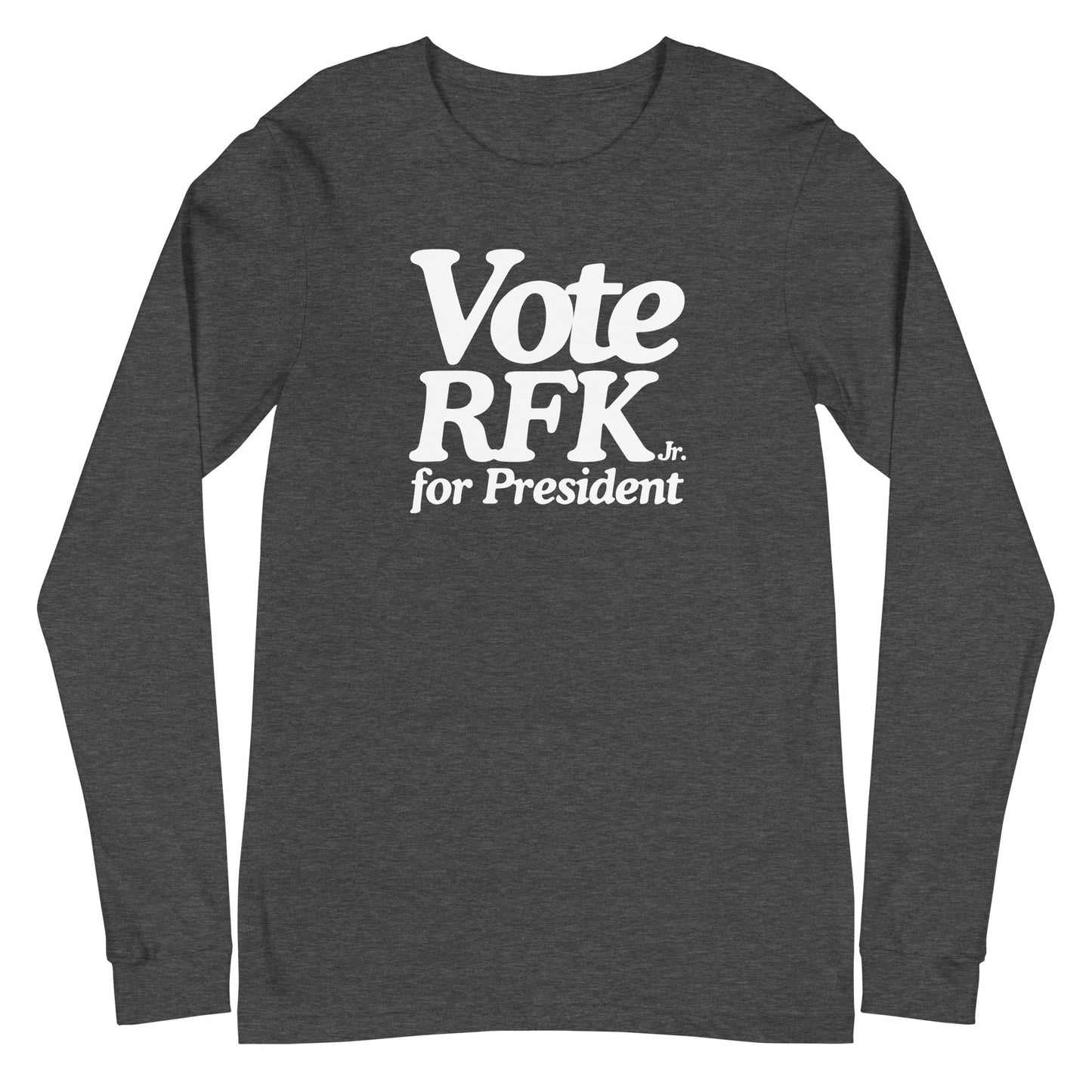 Vote RFK Jr. Unisex Long Sleeve Tee - TEAM KENNEDY. All rights reserved