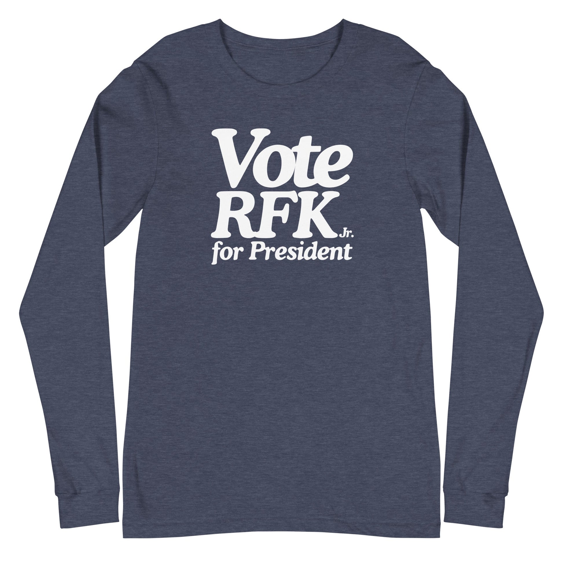 Vote RFK Jr. Unisex Long Sleeve Tee - TEAM KENNEDY. All rights reserved