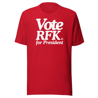 Vote RFK Jr. Unisex Tee - TEAM KENNEDY. All rights reserved