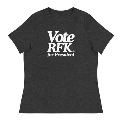 Vote RFK Jr Women's Relaxed Tee - TEAM KENNEDY. All rights reserved